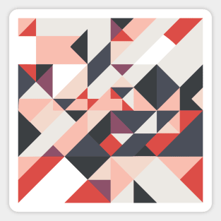 Abstract geometric artwork Magnet